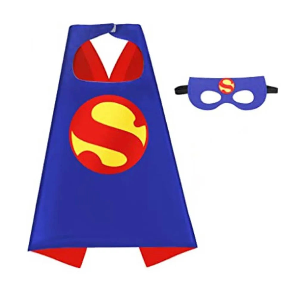 8 sets Superhero Capes for Kids Cool Halloween Costume Cosplay Festival Party Supplies Favors Dress Up for 3-12 Year Old boys
