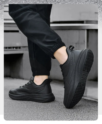 Shoes Four Seasons Breathable Light Non-slip Waterproof Oil-proof Kitchen work shoes Men's Outdoor Casual sports Shoe