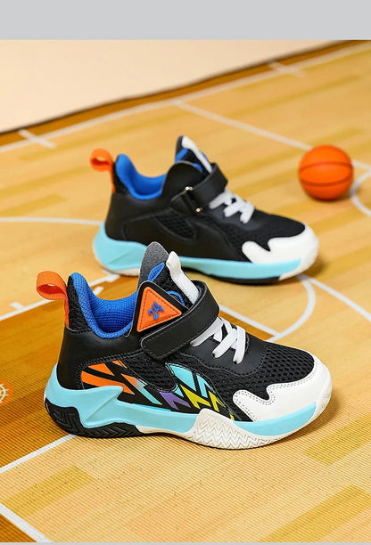 Summer Breathable Children's Sports Shoes Outdoor Basketball Shoes Kids Non-slip Platform Casual Sneakers For Boys Trainers