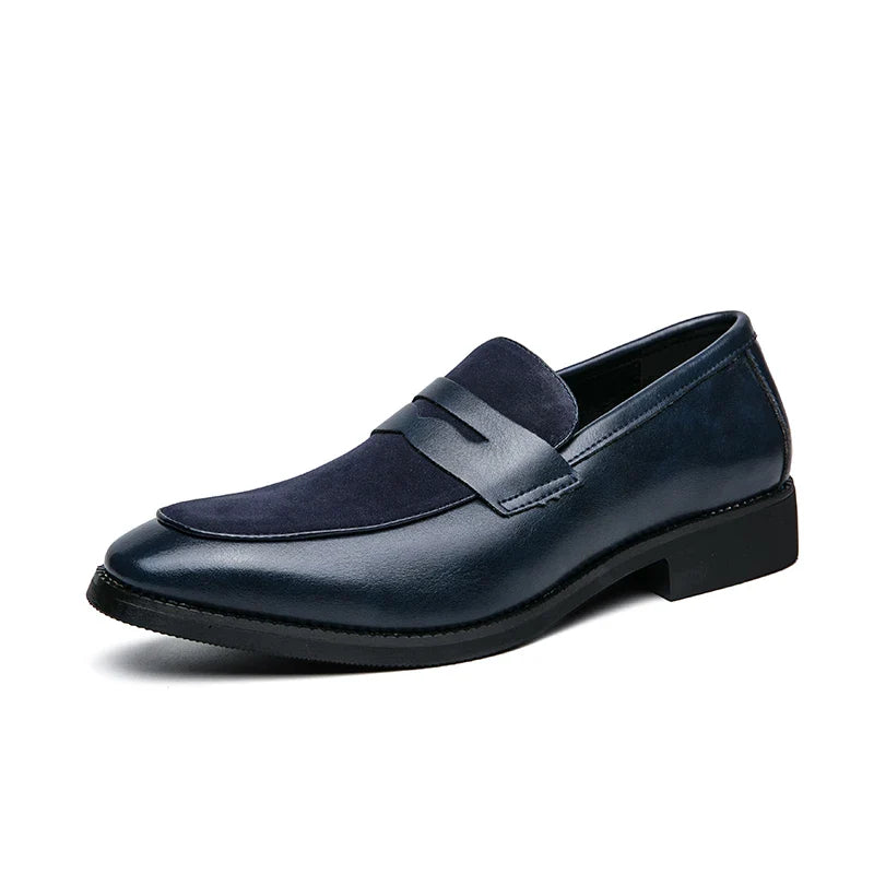 Mens Leather Designer Brand Casual Classic for Men Smile Breathable Office Loafers Formal Business Footwear Dress Shoes Flats 48