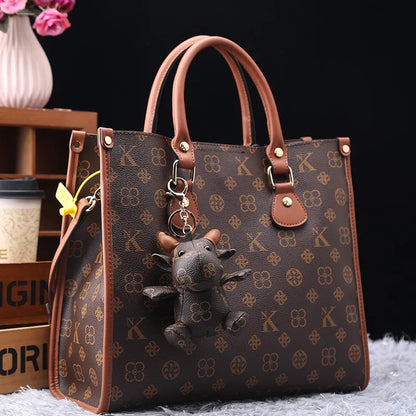 Light luxury brand women's bag 2025 new fashionable and versatile single shoulder crossbody high-end handbag with large capacity