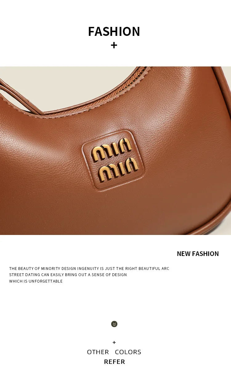 2025 Fashion Underarm Bag Top-handle Bags Women's 2025 New Arrival Casual Dumpling Bag Classyretro Shoulder Crossbody Bag
