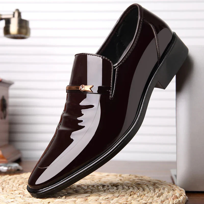Men's Oxford Shoes British Style Business Formal Derby Fashion Comfortable Anti-Slip Casual Men's Footwear-2119