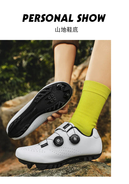 New Cycling Sports Shoes Men MTB Pedal Bicycle Shoes Women Lightweight Road Self-Locking SPD Racing Shoes Unisex Cycling Shoes