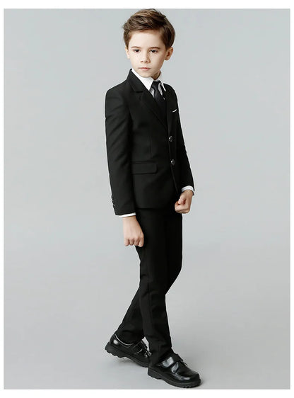 Spring Autumn Children Boy Wedding Suit Teenager Kids Formal Elegant Suits For Boy 1-14 Years Boys Suits Teens Suits Outfit Set