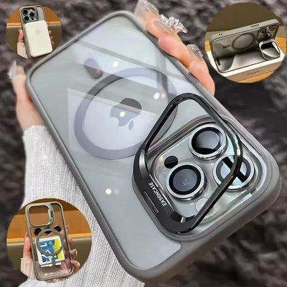 Magnetic Wireless Charging Phone Case For iPhone 16 Pro Max 17 Air 15 13 14 12 11 Pro Case Silicone For Magsafe Protection Cover