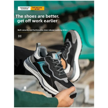 Breathable labor protection shoes, safety shoes, odor proof protective shoes, insulated shoes, construction site work shoes
