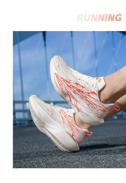 Novos Tênis de Corrida Masculinos Leves Respiráveis Resistentes ao Desgaste Macios para Academia Caminhada Sapatos de Corrida Confortáveis para Maratona Esporte Masculino