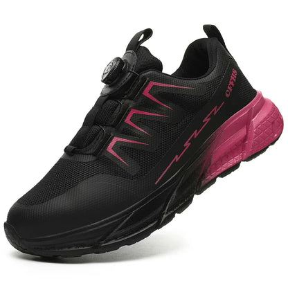 Women Safety Shoes Steel Toe Work Boots Breathable Puncture Proof Sport Work Sneakers Comfortable Construction Security Boots