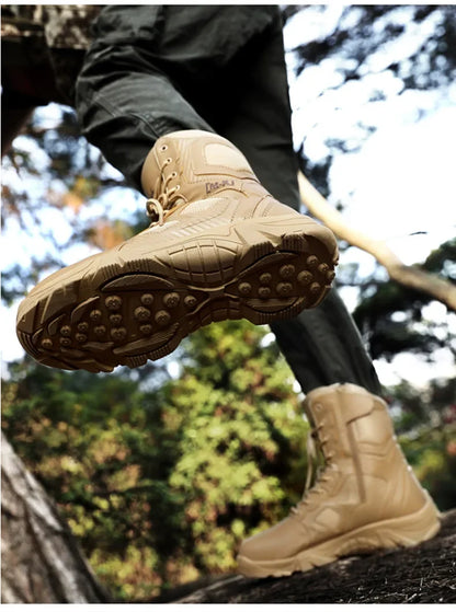 High-Top Work Boots Indestructible Safety Shoes Men Steel Toe Shoes Puncture-Proof Sneakers Male Shoes Men Non Slip Work Shoes