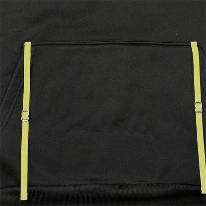 Autumn and Winter Warm Men's Hoodie Long Daily Outdoor Multi Pocket Zipper Comfortable Sweatshirt