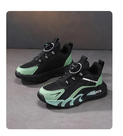 A pair of children's four-season leather basketball shoes, comfortable and soft sneakers, size 28-39，YY-28005