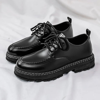 Mens Dress Shoes Leather Casual Office Work Loafers Platform Outdoor Walking Fashion Sport Luxury Designer Summer Sneakers