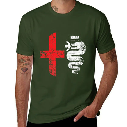 Alfa Car Drivers Stylish Grunge Logo T-Shirt funnys graphics oversizeds plain white t shirts men