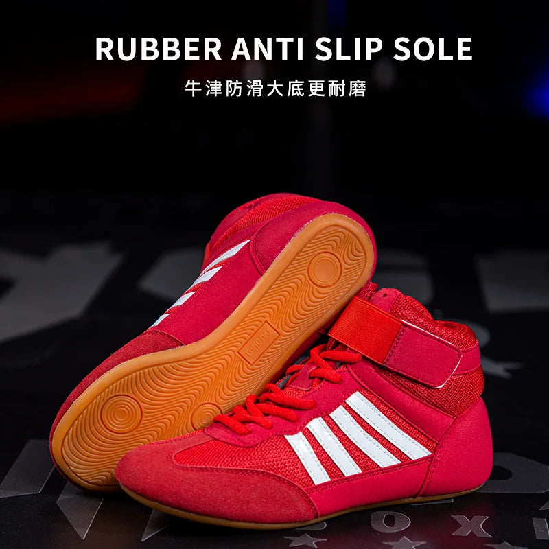 Training Wrestling Shoes Men female Fitness Boxing Shoes Mesh Breathable Boxing Shoes Men High Quality Wrestling Shoes