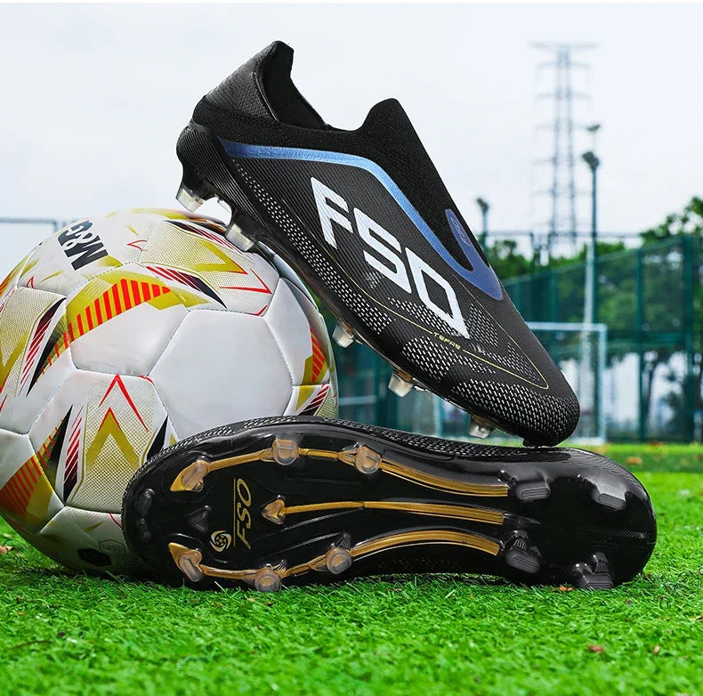 New Men Football Boots High-quality Soccer Shoes Sneakers Match Indoor Non-Slip Grass Cleats Mid-top Light Hot-selling Outdoor