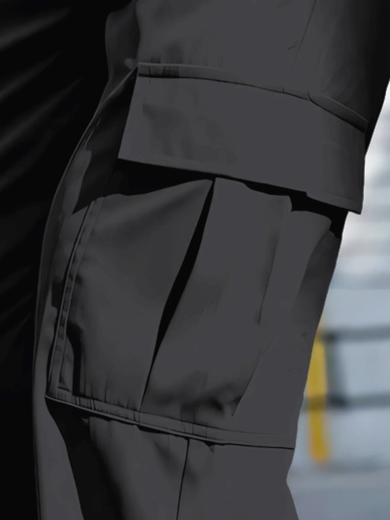 Men's Workwear Pants Wear-Resistant Sports Straight Leg Loose Summer Multi-Pocket Casual Trousers