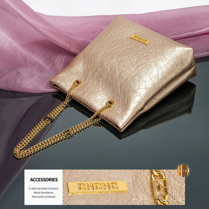 Women's Tote Bag 2025 New High Quality Chain Bag Women's Shoulder Bag Business Commuter