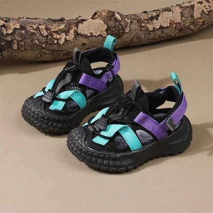 New Summer Children Sandals For Boys Breathable Kids Sport Shoes Soft Sole Fashion Toddler Boys Beach Sandals EU 21-30