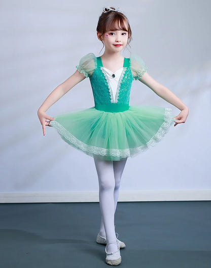 Girl Ballet Dancing Dress Party Fancy Sequined TUTU Dress Princess Girl Clothes Baby Girl Stage Shows Party Costumes