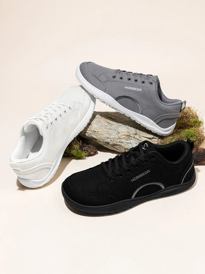 Unisex Canvas Barefoot Shoes Zero Drop Minimalist Sneakes Wide Width Outdoor Trail Running Shoes