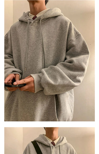 6 Colors Spring Autumn Hoodie Men Harajuku Fashion Casual Oversized Hoodies Couples Loose Hooded Sweatshirt Streetwear