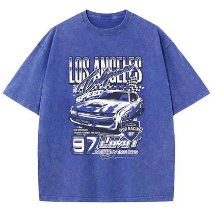 California Los Angeles Extreme Racing Men T-Shirt Fashion Cool Tshirts Sport Casual Tee Shirt Cool Crewneck T Shirts Female