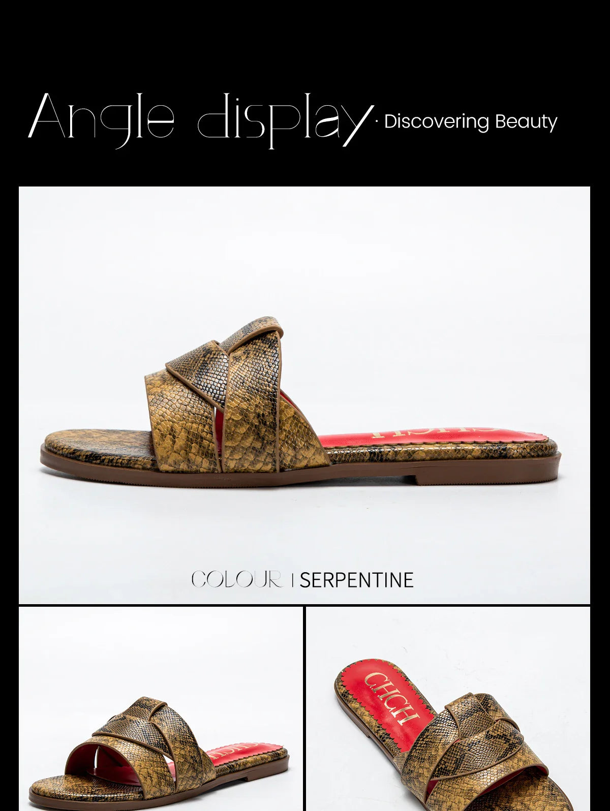 Women's Slippers Luxury brand PU Material Outdoor Flat Bottom Beach Tourism Summer Women's Slippers  2024 summer