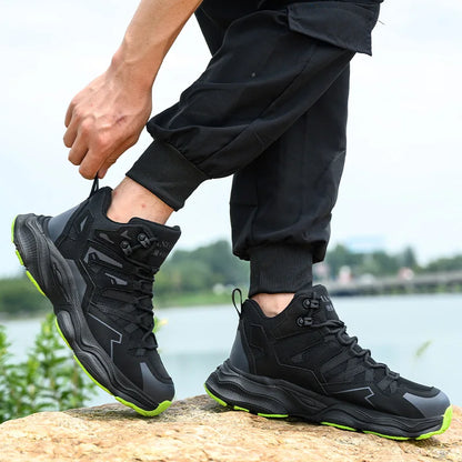 Steel Toe Kevlar-Midsole Safety Shoes Men Anti-Puncture Anti-Smash Non Slip Industrial Work Boots Protection Tactical Boots