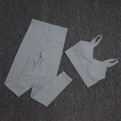 TRY TO BN Gym Clothes Woman Sports Yoga Set Bras High Waist Leggings Fitness Sportswear Workout Suits Training Women's Tracksuit