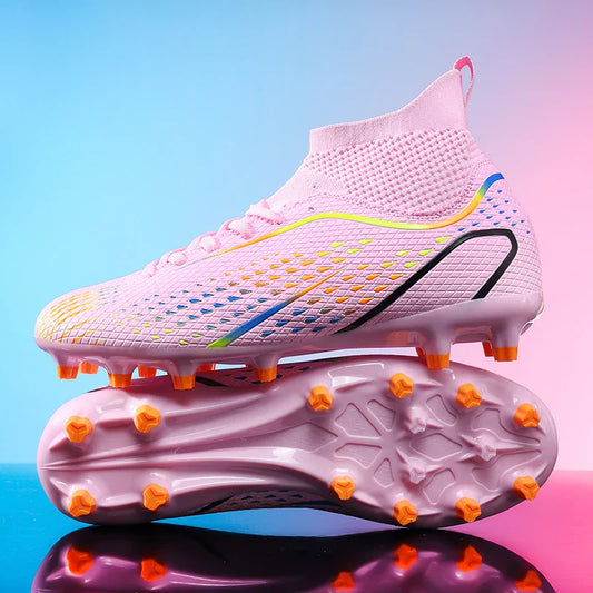 Soccer Shoes FG/TF Man Outdoor Training Football Boots Woman Sneakers Ultralight Non-Slip Sport Turf Soccer Cleats Large Size