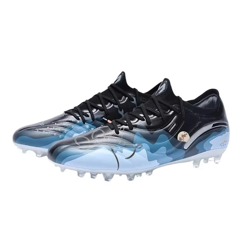 High-end Football Shoes Short Nail Anti Slip Football Boots Artificial Grass Cushioning Training Mg Football Shoes