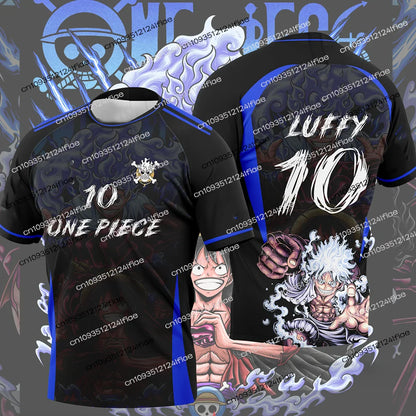 2025 One Piece Special Edition Football Jersey T-Shirt Adult Men's/Women's Special Jersey Kit Kids Japanese Anime Cartoon Tshirt