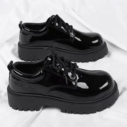 Men's formal shoes, business casual shoes, shiny big toe shoes, men's shoes, event party dress shoes