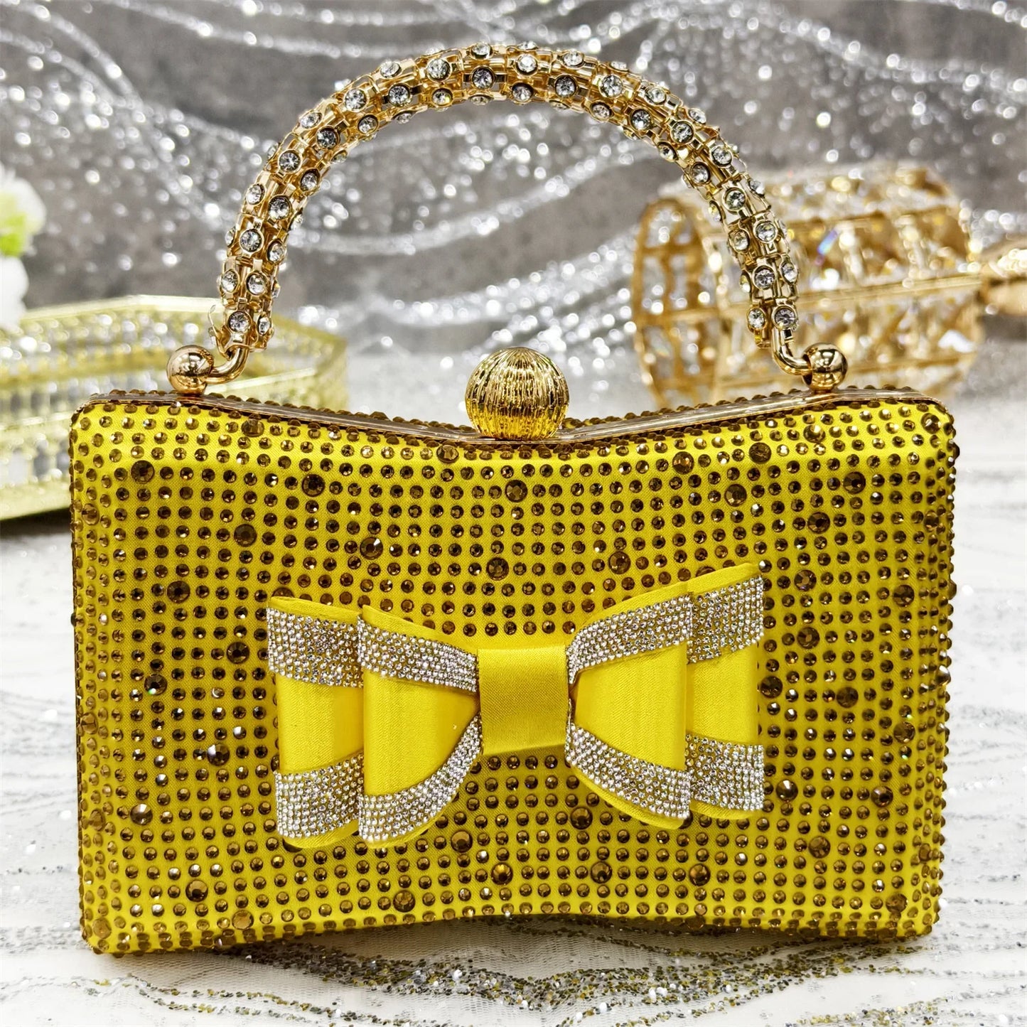Shoes and Bag to Match Wine Colour Pointed-Toe Rhinestone Bow Party Women's High Heels