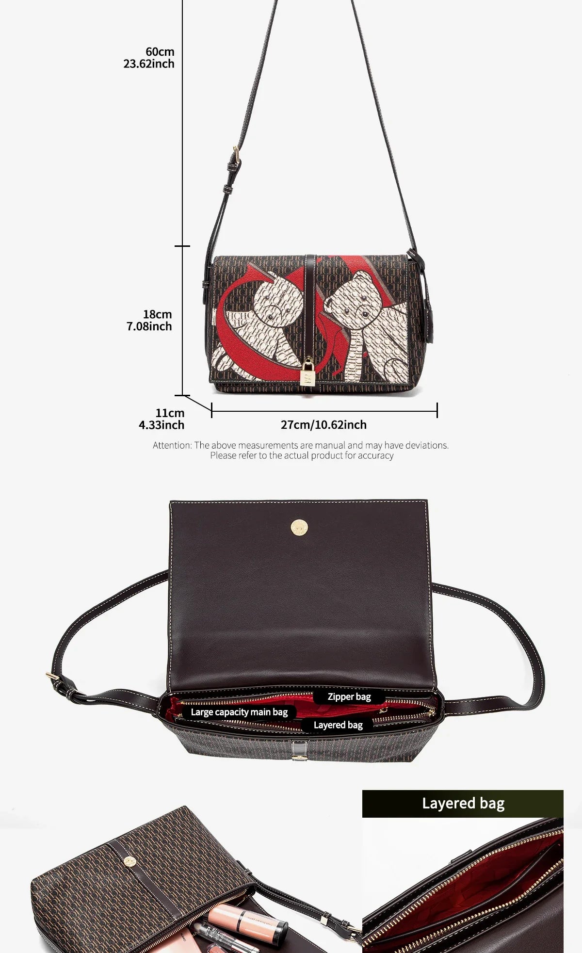 Retro Design Women's New Shoulder Bag Fashionable and Diverse Business Commuter Large Capacity New Shoulder Bag