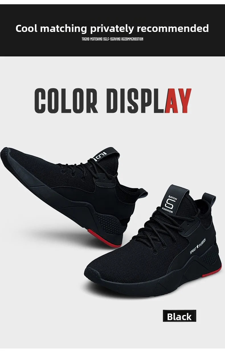 Large Size Men's Shoes 2025 Autumn New Men's Trend Sports Shoes Casual Versatile Foreign Trade Fashion Running Shoes