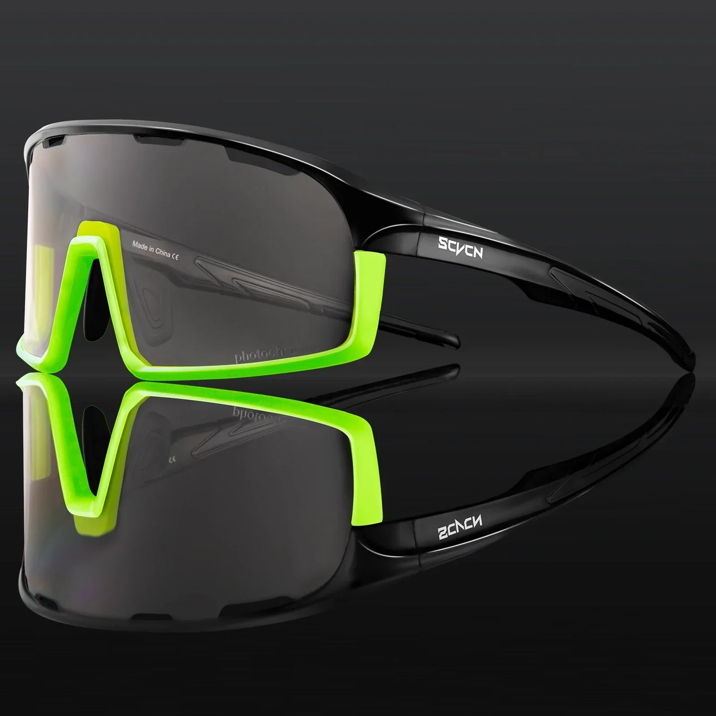Photochromic Cycling Sunglasses Cycling Glasses UV400 Bicycle Eyewear Sports MTB Outdoor Bike Goggles Sunglasses Eyepieces