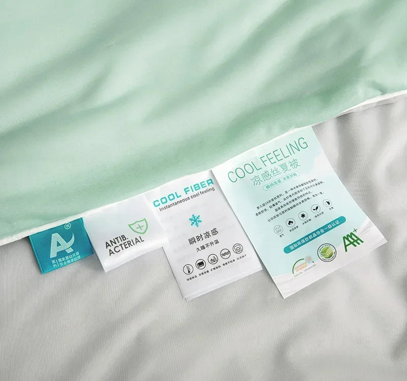 High Quality Cooling Blankets Smooth Air Condition Comforter Lightweight Summer Quilt with Double Side Cold  Cooling Fabric