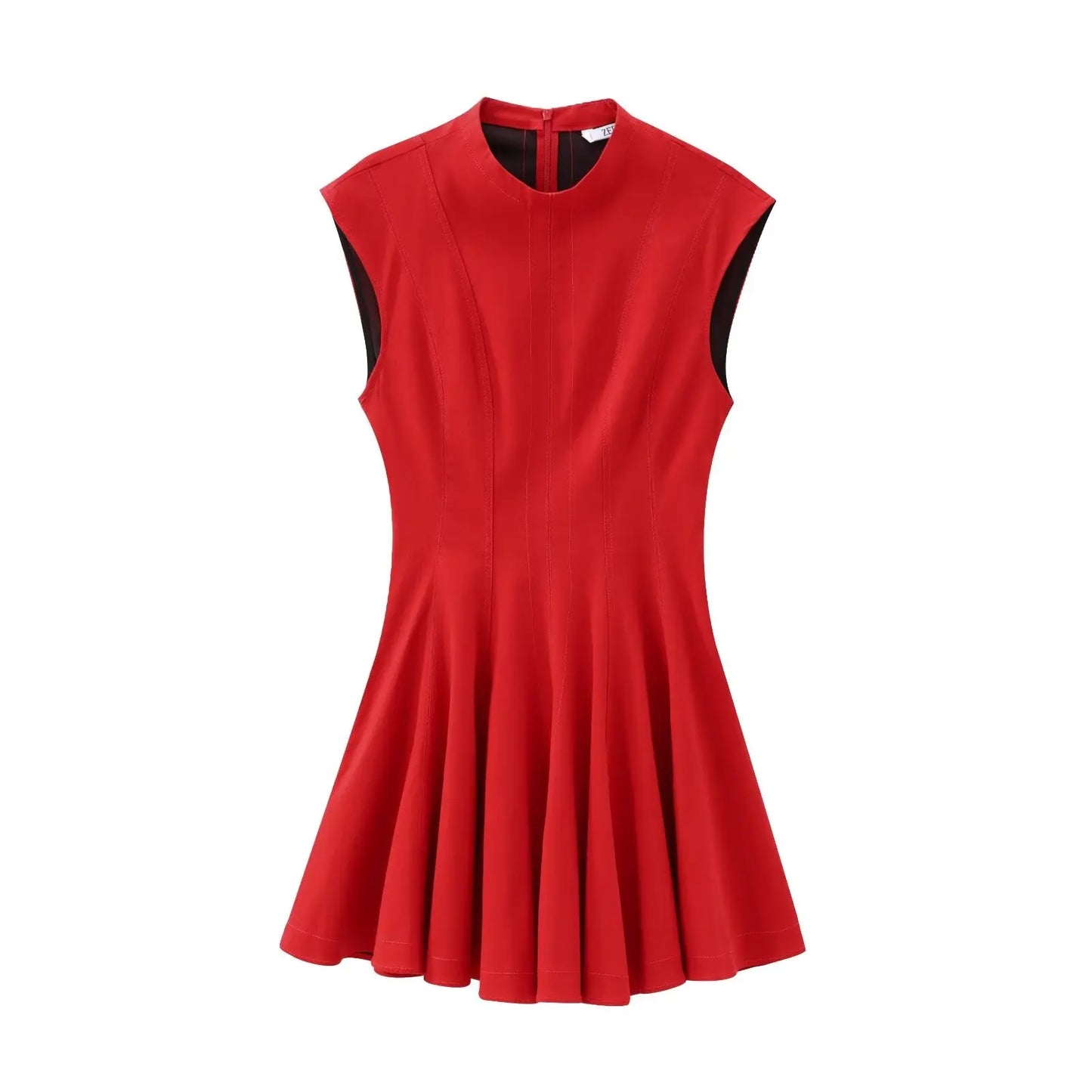 Ruffles Mini Party Dress Women Sleeveless A-Line Chic Evening Club Dress Fashion 2025 Y2K Girl Street Vestidos