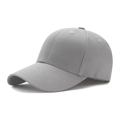 Men's and Women's Summer Baseball Cap Pure Cotton Solid Color Cap Fashion Driver Hat Sunshade Four Seasons Hat