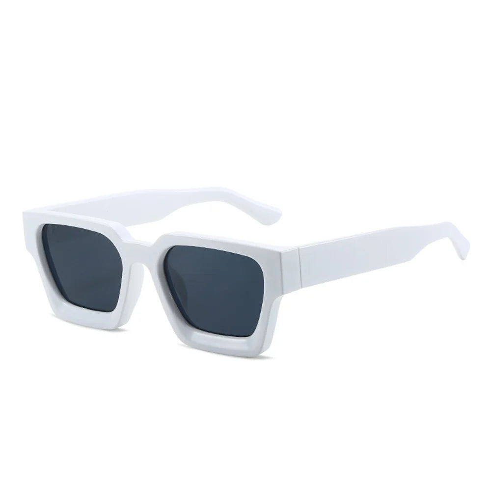 Men Square Frame Sunglasses 2025 Luxury Brand Designer Sun Glasses Retro Trendy Shades UV400 Unisex Women Glasses New