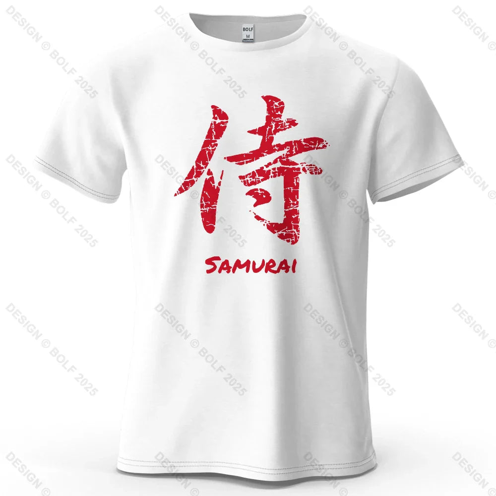 Character Printed Men's T-Shirt 100% Cotton Oversized Classic Asian Aesthetics Graphic Tees for Women Tees Streetwear