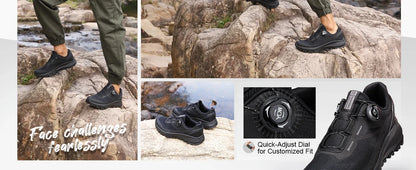 Men Hiking Shoes Outdoor Climbing Mesh Breathable Travel Walking Shoes Male Non-Slip Wear Resistant Comfortable Sneaker