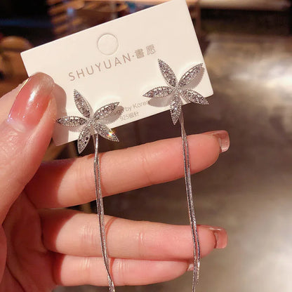 Simple Black Bow Love Earrings for Women Fashionable Personalized Beautiful Daily Accessories Party Jewelry Premium Gifts