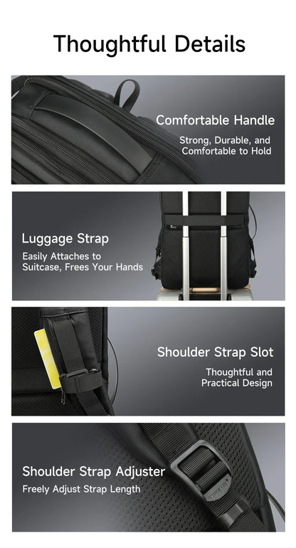 Vacuum Compression Backpacks Men Travel Backpack Expandable USB Bag Large Capacity 17 Laptop Bags For Schoo Cabin Bags