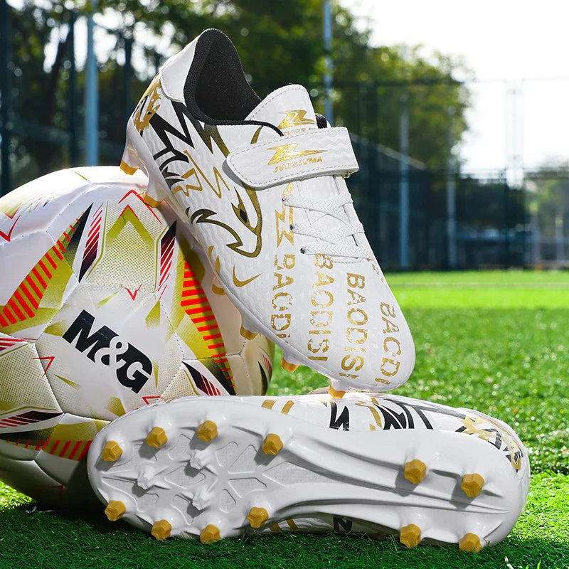 New Men Kids Soccer Shoes Non-Slip Football Boots Ultralight Cleats Match Grass Boys Professional Training Shoes Drop Shipping