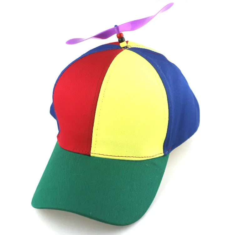 Hat Helicopter Propeller Adventure Dad Hat Rainbow Bamboo Dragonfly Baseball Cap For Adult Kids Boys Girls