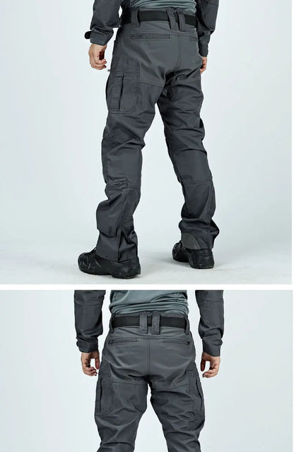 Outdoor Tactical Pants Casual Waterproof Cargo Pant Men New Training Trousers Wear-Resistant Multi Bag Casual Man Pant New