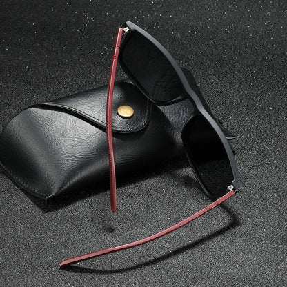 Luxury Square Vintage Polarized Sunglasses For Men Women Fashion Travel Driving  Sun Glasses Male TR90 Eyewear UV400